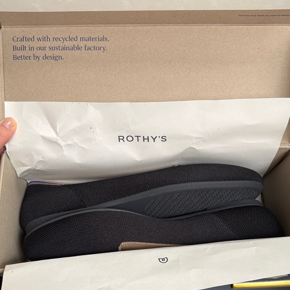 Rothy's Black Lounge Loafer
